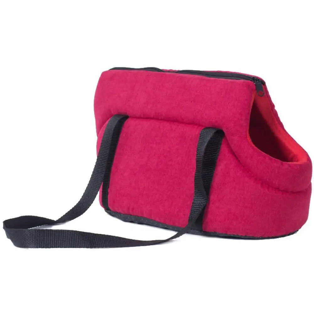 Nestora TravelNest – One-Shoulder Pet Carrier Backpack | Portable Messenger Bag for Cats & Small Dogs