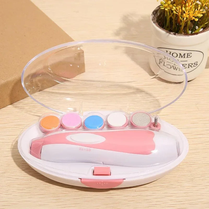 Nestora TrimNest Pro – Electric Baby Nail Trimmer | Safe, Silent Grooming for Newborns & Toddlers