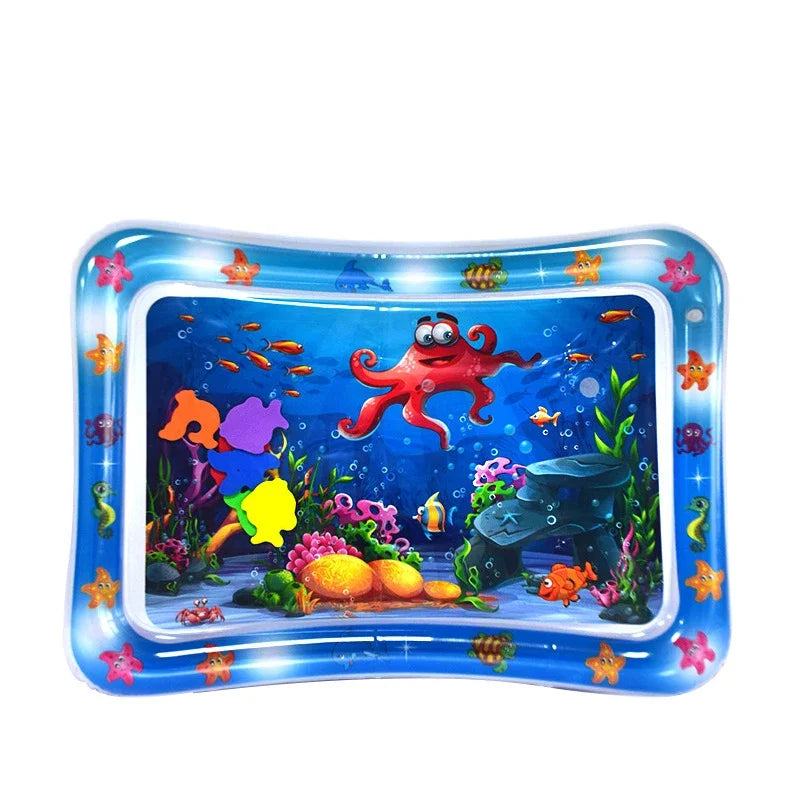 Nestora AquaNest – Inflatable Tummy Time Mat | Sensory Water Play Cushion for Babies