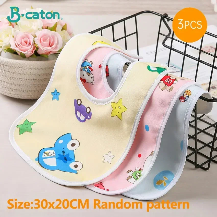 Nestora BibBuddy – Waterproof Baby Bibs | Soft & Absorbent Feeding Protection