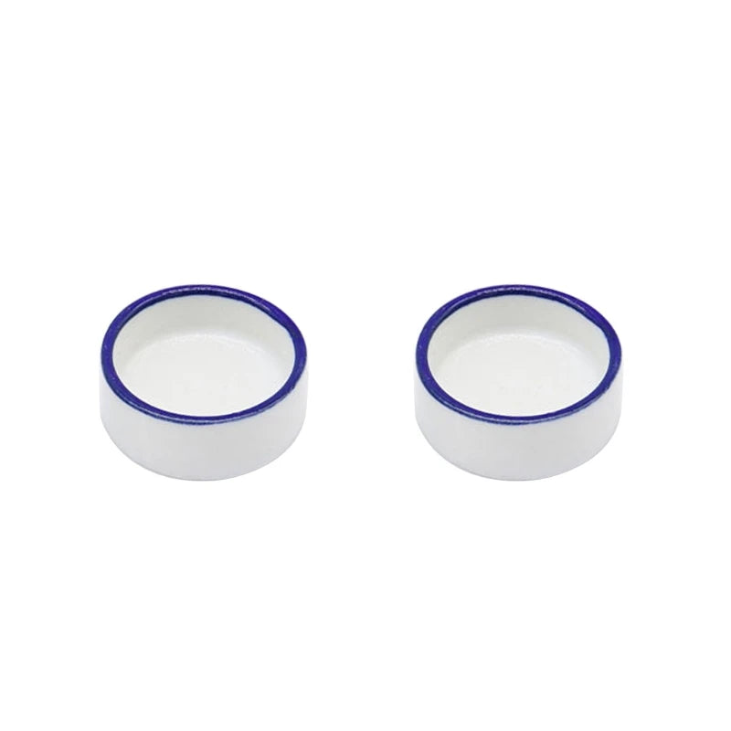 Reptile Bowl Spider Water Dish Round Food Bowl Ceramic Escape Proof Feeder for Small Medium Size Pet Tortoise DropShipping