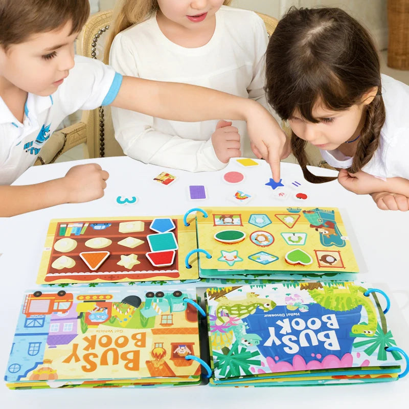 Nestora QuietPlay – Montessori Busy Book | Early Learning & Sensory Activity for Toddlers