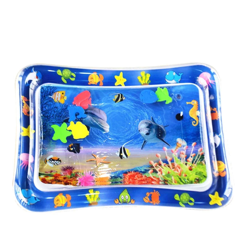 Nestora AquaNest – Inflatable Tummy Time Mat | Sensory Water Play Cushion for Babies