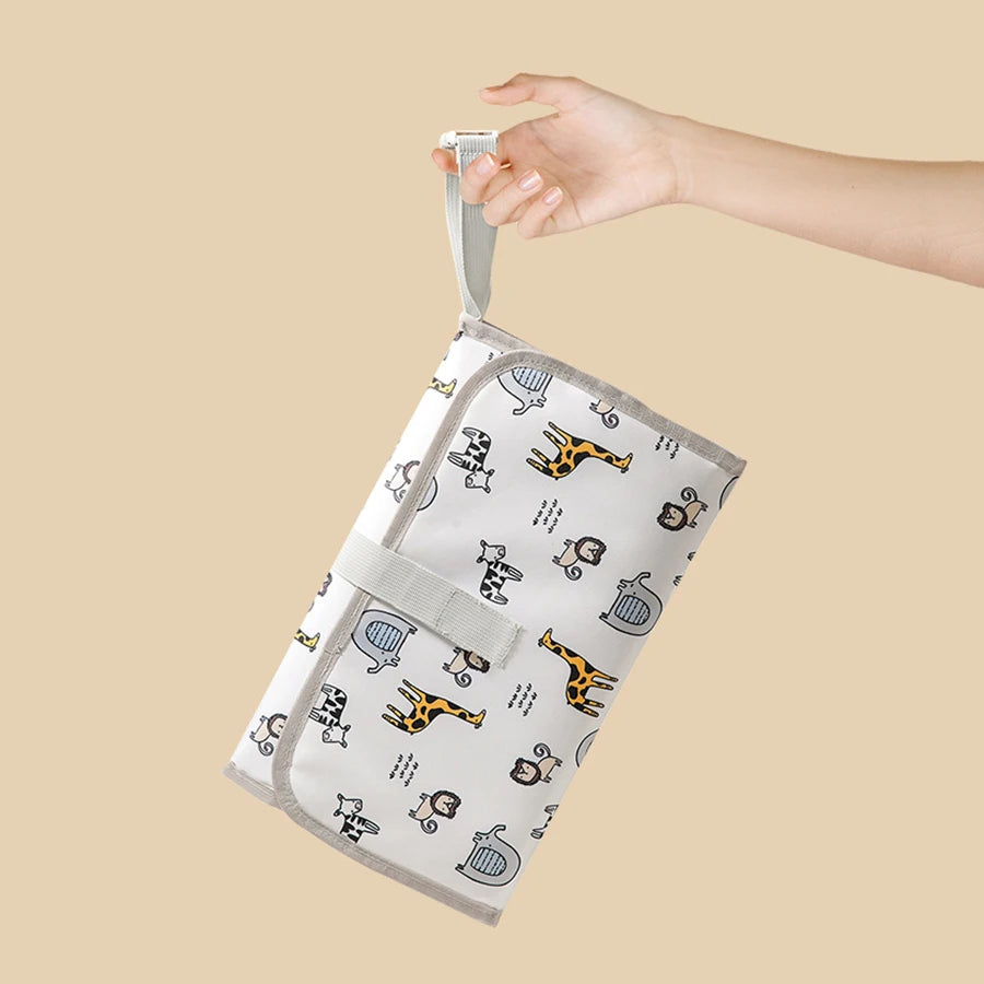 Nestora CleanNest – Foldable Waterproof Diaper Changing Mat | Portable Baby Changing Pad