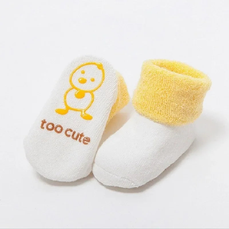 Baby Socks Newborn Cartoon Animal Baby Thick Warm Socks Non Slip 0 3 Months 6 Months Baby Girls Boys Floor Kids Socks