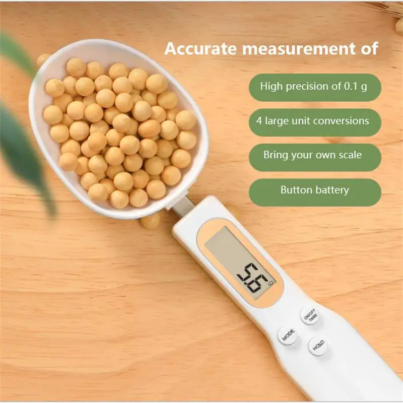 Nestora SpoonScale Pro – Digital Measuring Spoon | LCD Kitchen Scale for Precision Cooking