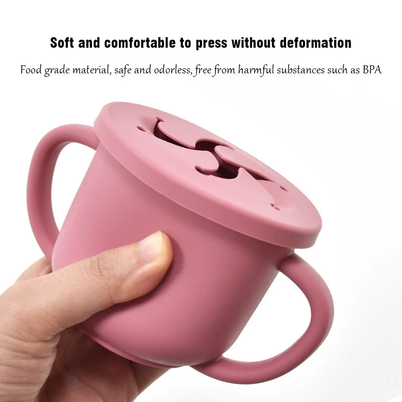 Nestora SipSafe – Silicone Straw Cup | Leakproof, BPA-Free Drinking Cup for Toddlers