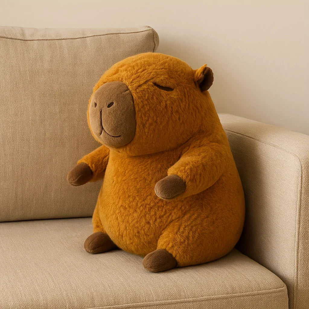 Nestora PlushBuddy – Capybara Plush Toy | Soft Stuffed Animal for Infants & Kids