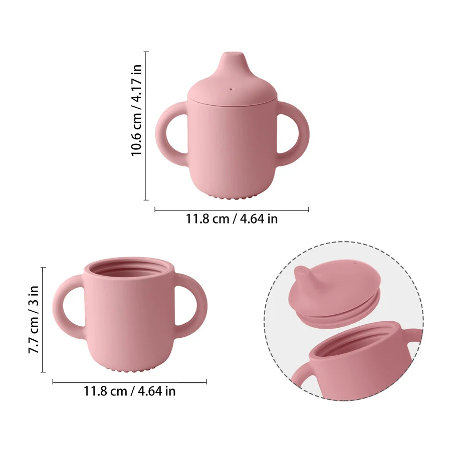 Nestora SipBloom – Baby Silicone Learning Cup | BPA-Free, Portable Drinking Cup for Infants