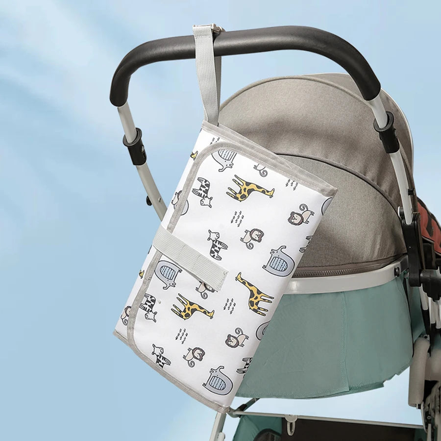 Nestora CleanNest – Foldable Waterproof Diaper Changing Mat | Portable Baby Changing Pad