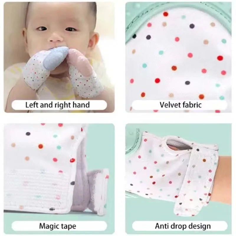 Nestora ChewGuard – Silicone Teething Glove | Anti-Bite Hand Teether for Infants