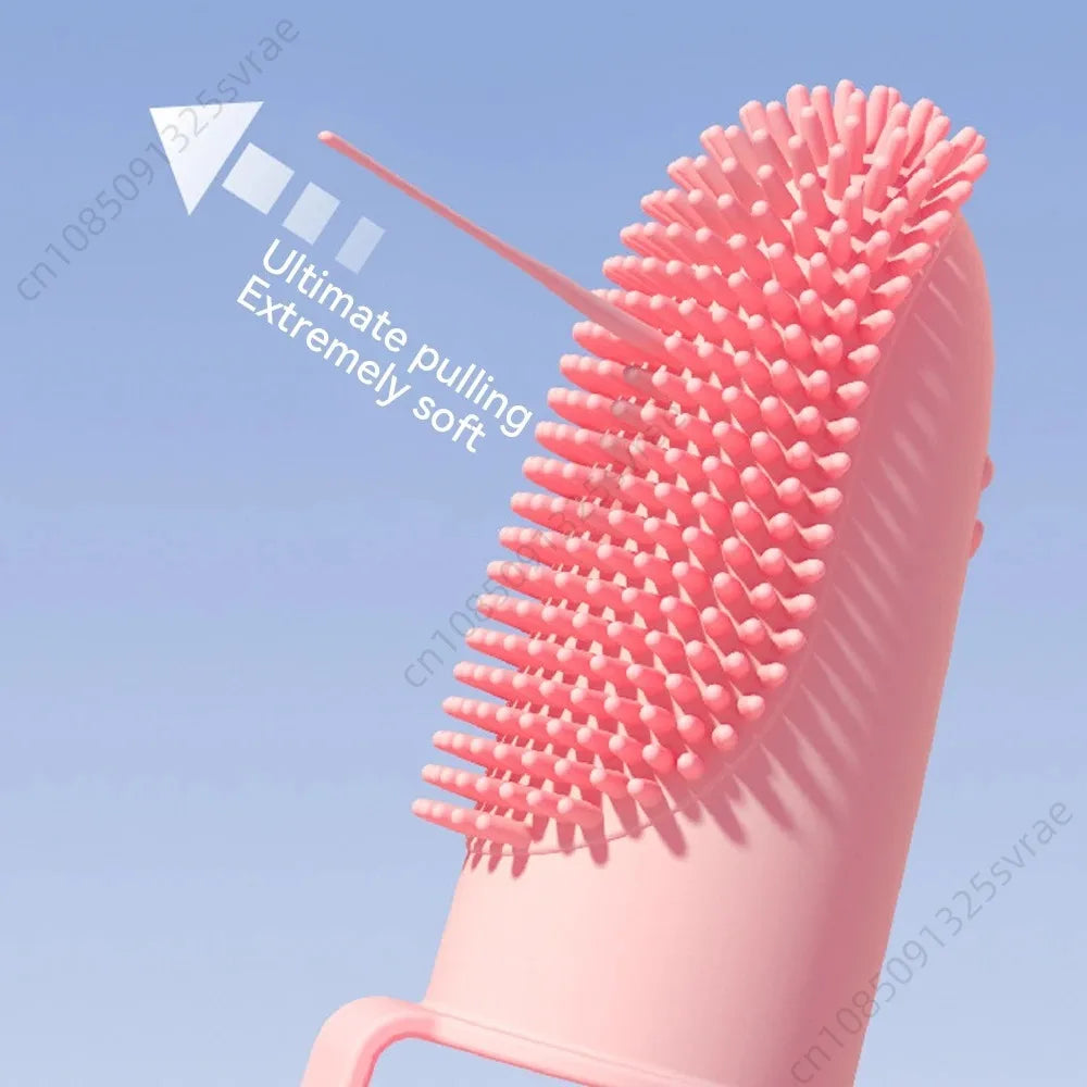 Nestora FreshFingers – Double-Finger Toothbrush for Dogs & Cats | Soft TPR Dental Care Tool