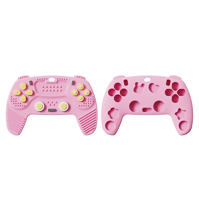 Nestora ChewPlay – Silicone Teething Toy | Game Controller Design for Infants