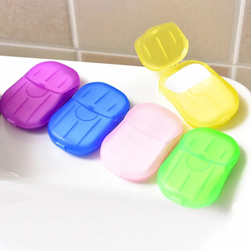 Nestora SoapLeaf – Portable Soap Slices | 60-Pack for Travel & Daily Hygiene
