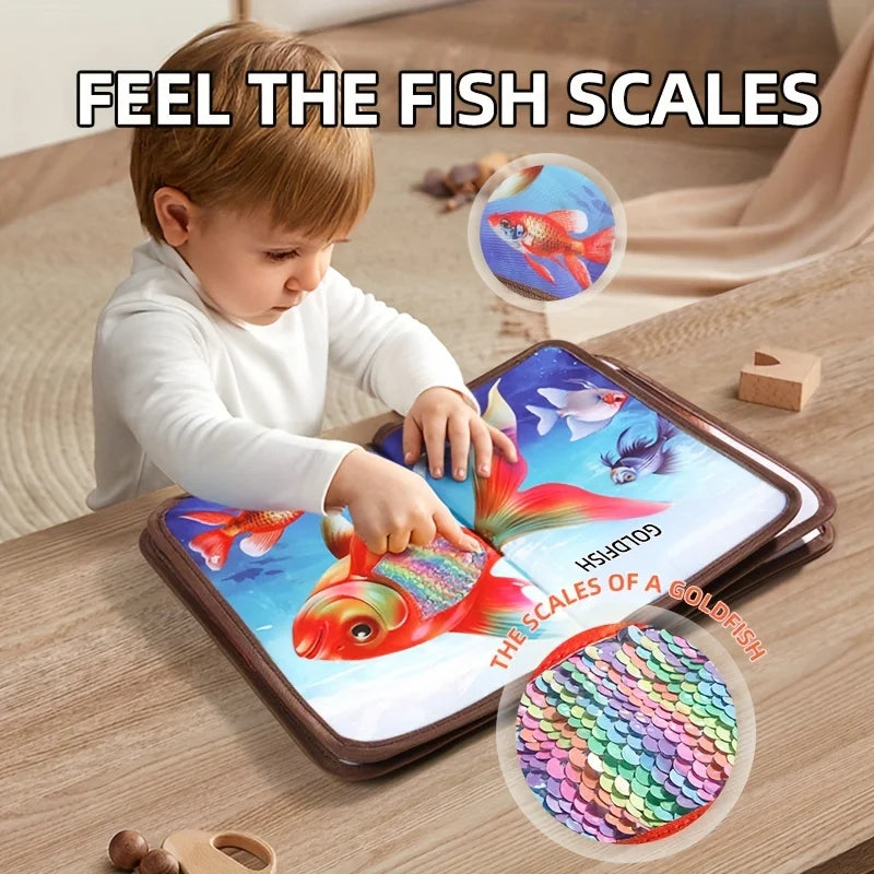 Nestora TouchTales – Sensory Baby Book | Early Learning & Tactile Exploration for Infants