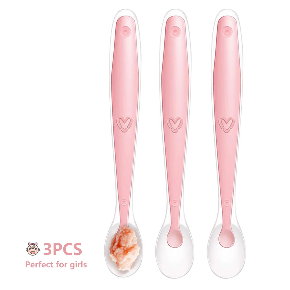 Nestora SoftStart – Silicone Training Spoon Set | Gentle Feeding for Babies & Toddlers