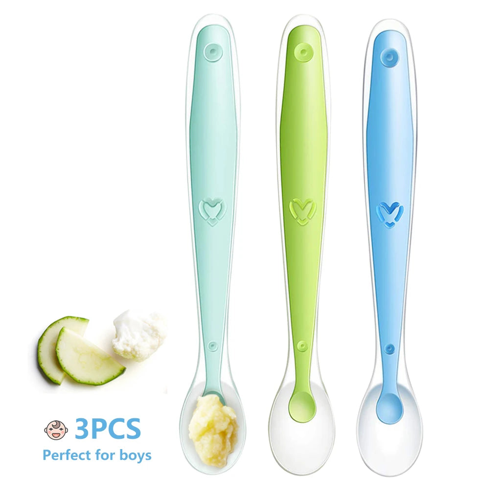 Nestora SoftStart – Silicone Training Spoon Set | Gentle Feeding for Babies & Toddlers