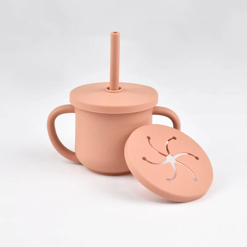 Nestora SipSafe – Silicone Straw Cup | Leakproof, BPA-Free Drinking Cup for Toddlers