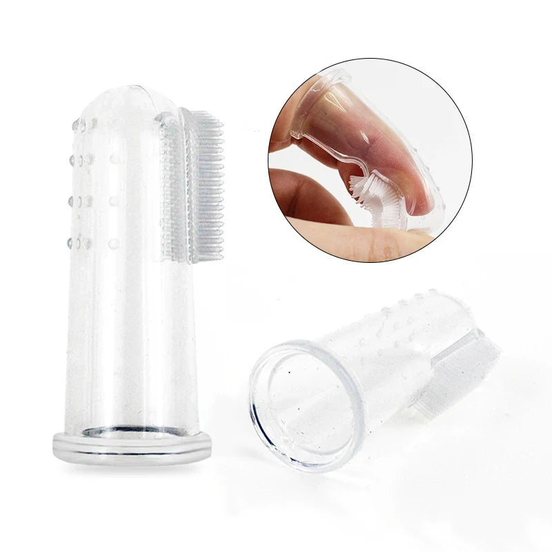 Nestora GentleBite – Super Soft Finger Toothbrush for Dogs & Cats | Tartar & Breath Care Tool