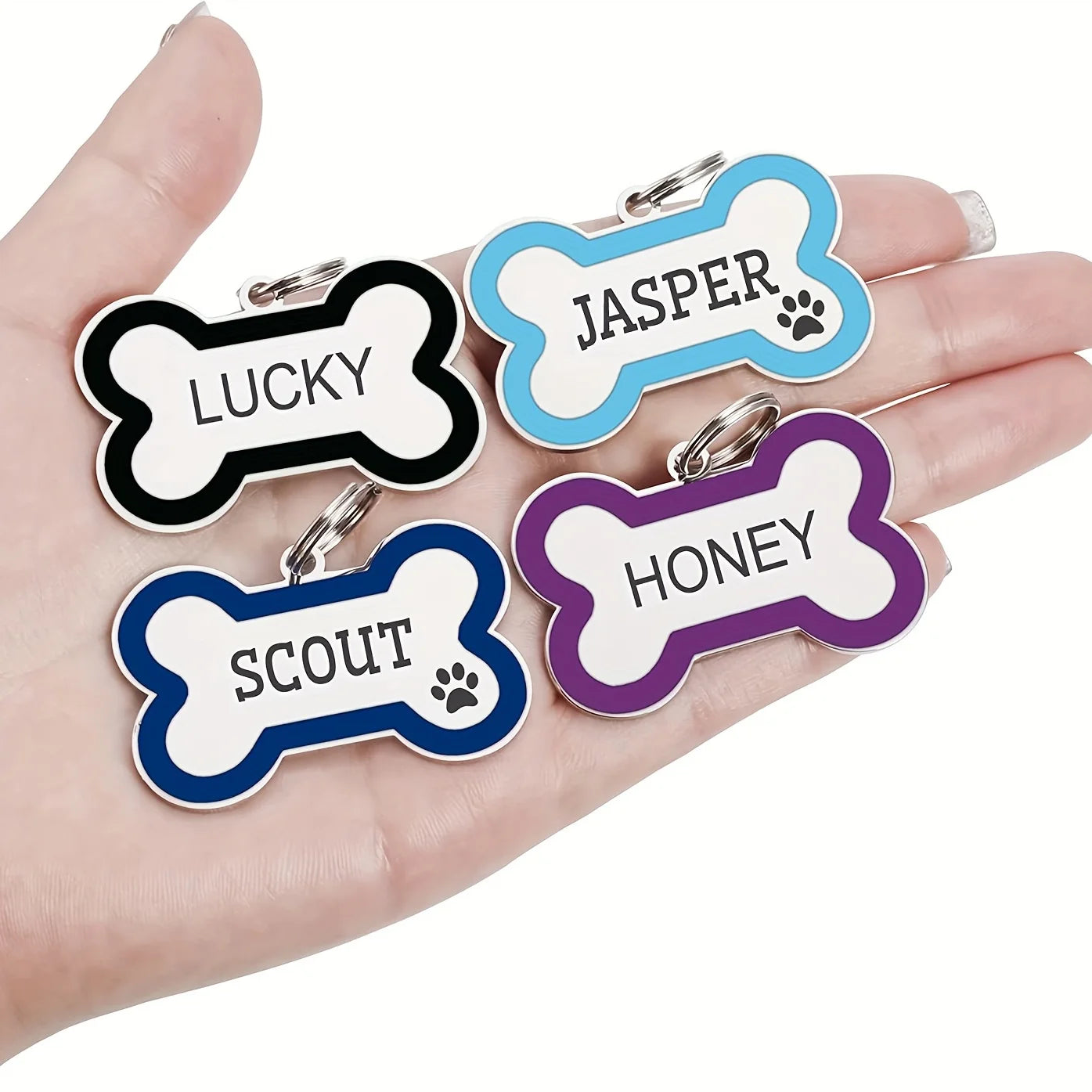 Nestora Identity Tag – Personalized Slide-On ID for Dogs & Cats