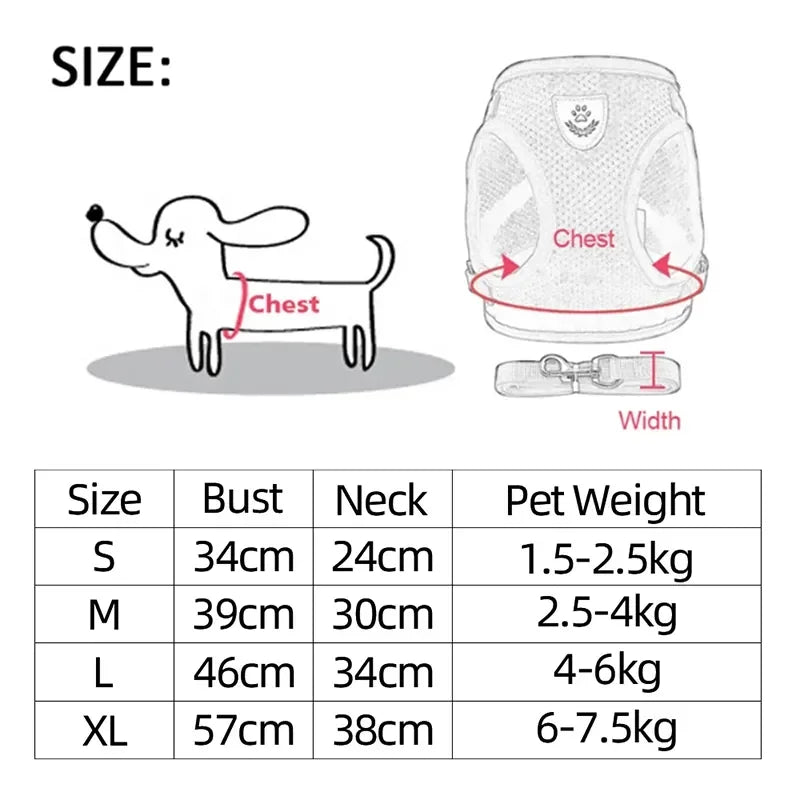 Nestora PurrStride – Escape-Proof Cat Harness Vest with Leash | Breathable & Adjustable