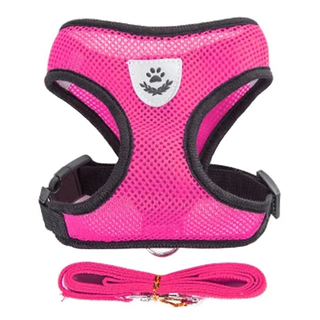 Nestora PurrStride – Escape-Proof Cat Harness Vest with Leash | Breathable & Adjustable
