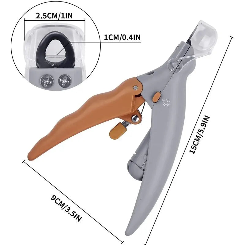 Nestora GlowTrim – LED Pet Nail Clipper | Precision Nail Trimmer for Dogs & Cats