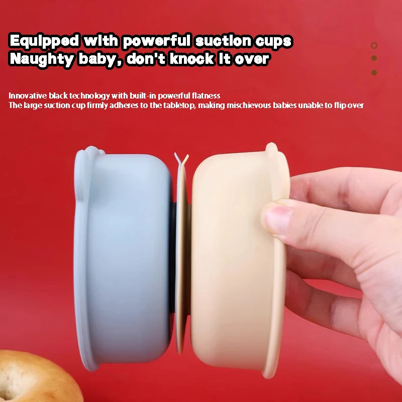 Nestora SpoonBloom – Silicone Suction Bowl | BPA-Free Feeding Dish for Toddlers
