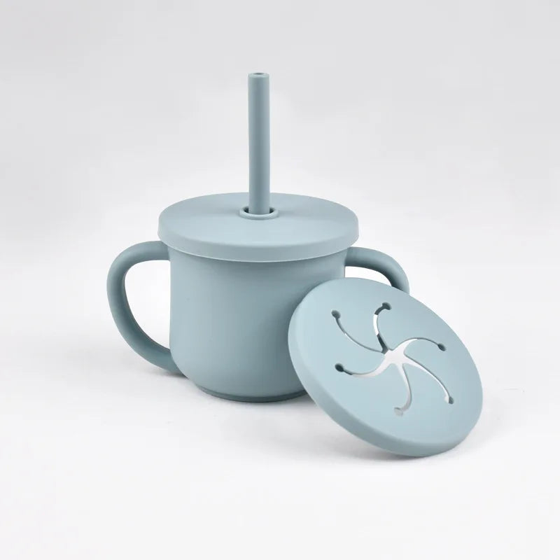 Nestora SipSafe – Silicone Straw Cup | Leakproof, BPA-Free Drinking Cup for Toddlers