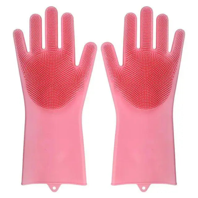 Nestora DishGlide – Magic Silicone Cleaning Gloves | Scrub & Rinse with Ease