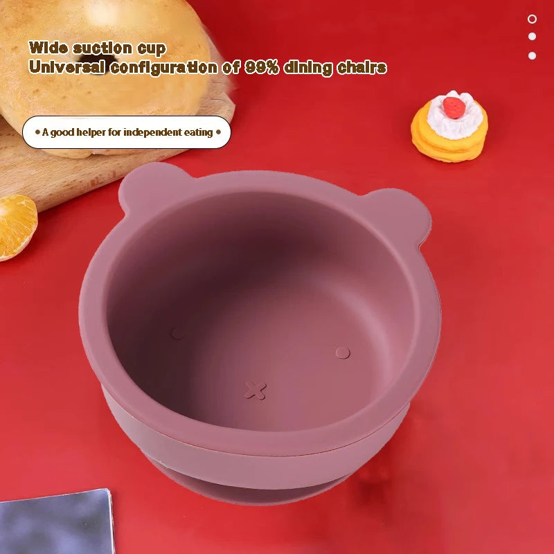 Nestora SpoonBloom – Silicone Suction Bowl | BPA-Free Feeding Dish for Toddlers