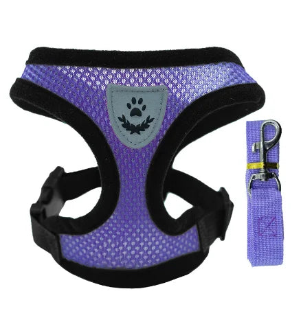 Nestora PurrStride – Escape-Proof Cat Harness Vest with Leash | Breathable & Adjustable