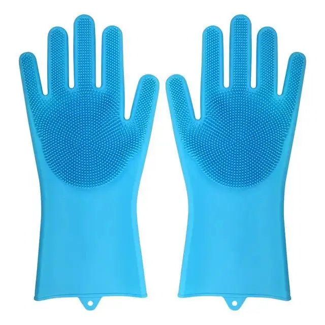 Nestora DishGlide – Magic Silicone Cleaning Gloves | Scrub & Rinse with Ease