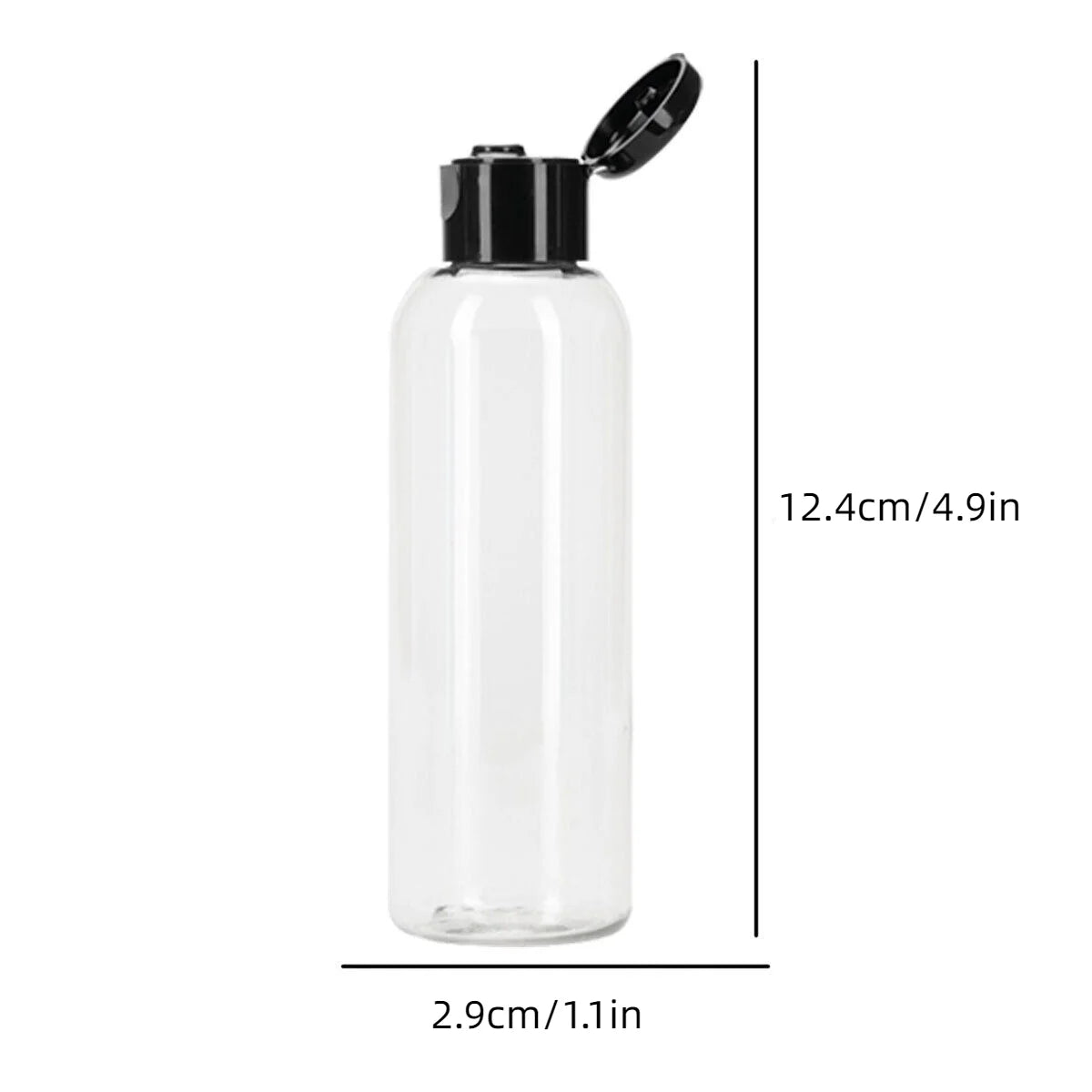 Nestora Travel Care Bottles – Compact Flip-Top Vials for Pet & Personal Use