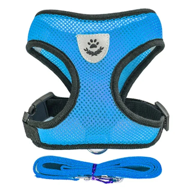 Nestora PurrStride – Escape-Proof Cat Harness Vest with Leash | Breathable & Adjustable
