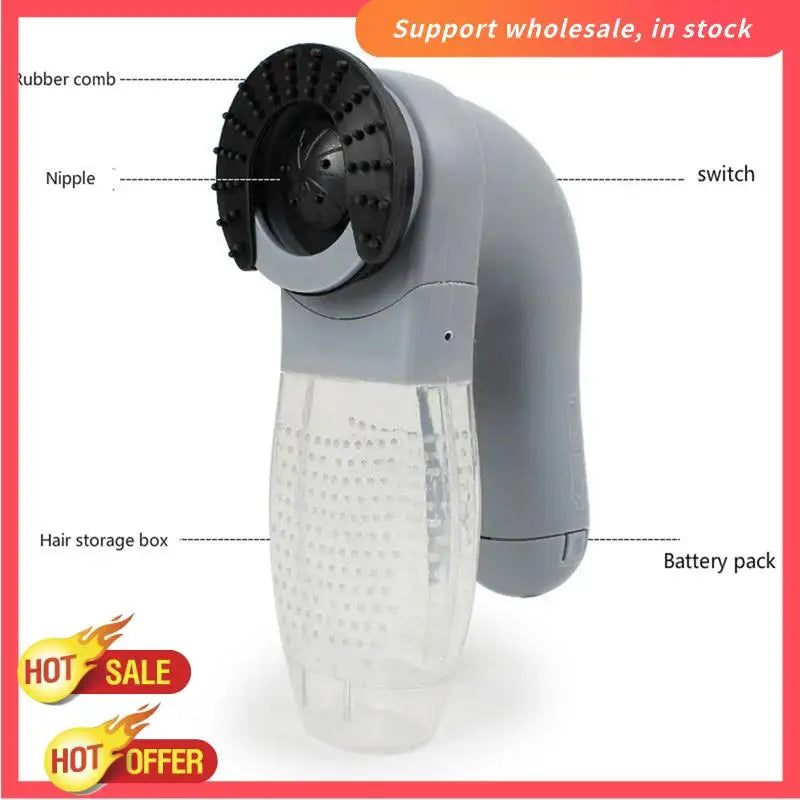 Nestora GroomMate Pro – Electric Pet Hair Vacuum & Massage Tool