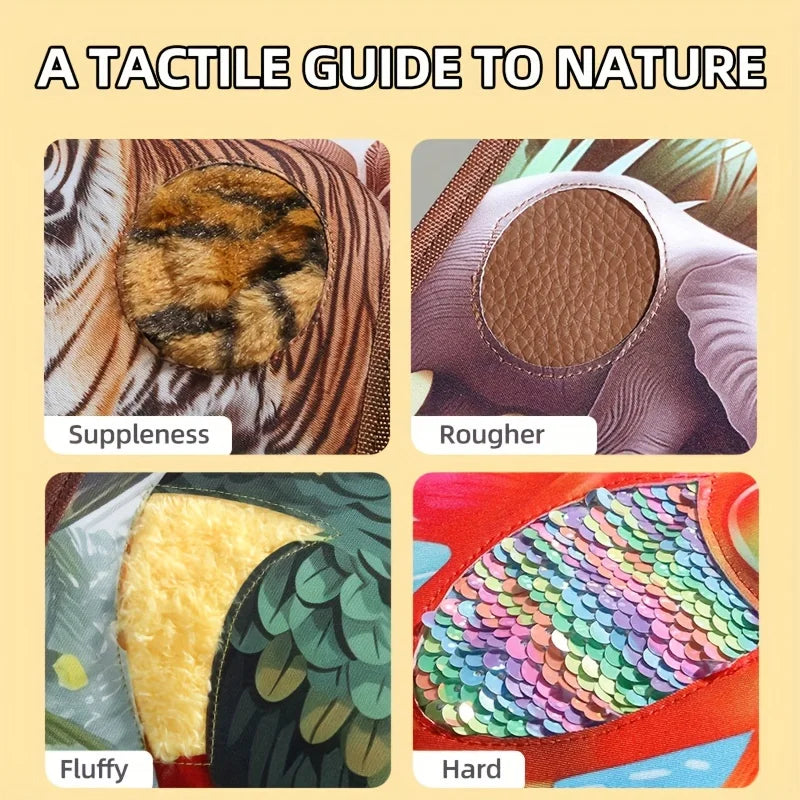 Nestora TouchTales – Sensory Baby Book | Early Learning & Tactile Exploration for Infants