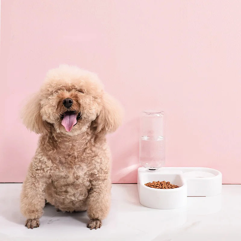 Nestora DuoFeast – Double Bowl Feeding Set | Non-Slip Pet Food & Water Station for Cats & Dogs