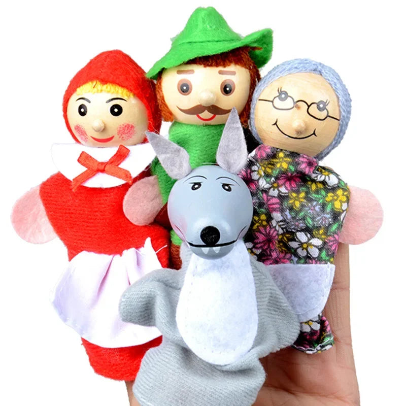 Nestora StoryPals – Baby Animal Finger Puppets | Plush Hand Toys for Family Fun