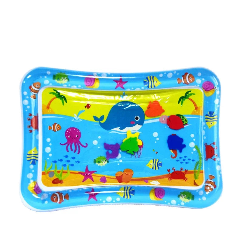 Nestora AquaNest – Inflatable Tummy Time Mat | Sensory Water Play Cushion for Babies