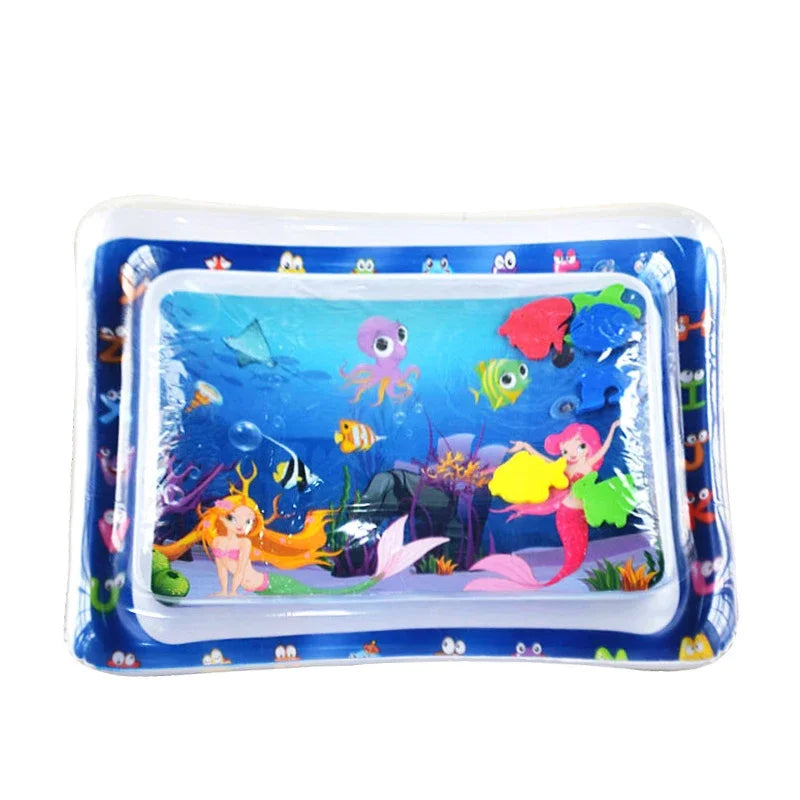 Nestora AquaNest – Inflatable Tummy Time Mat | Sensory Water Play Cushion for Babies