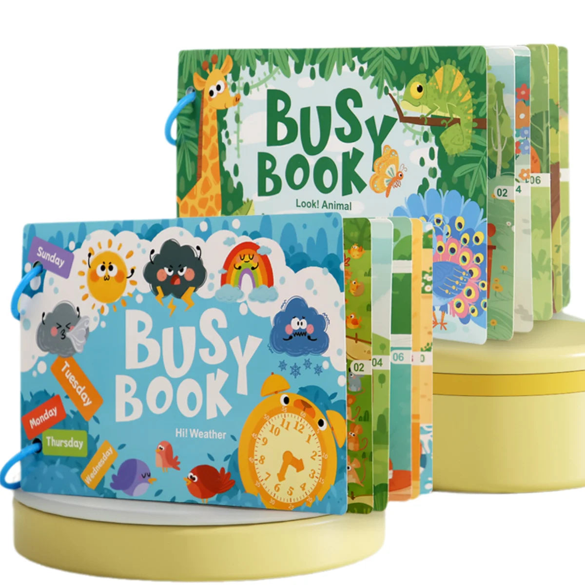Nestora QuietPlay – Montessori Busy Book | Early Learning & Sensory Activity for Toddlers