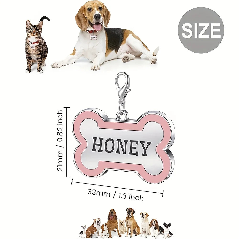 Nestora Identity Tag – Personalized Slide-On ID for Dogs & Cats