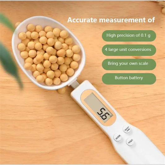 Nestora SpoonScale Pro – Digital Measuring Spoon | LCD Kitchen Scale for Precision Cooking