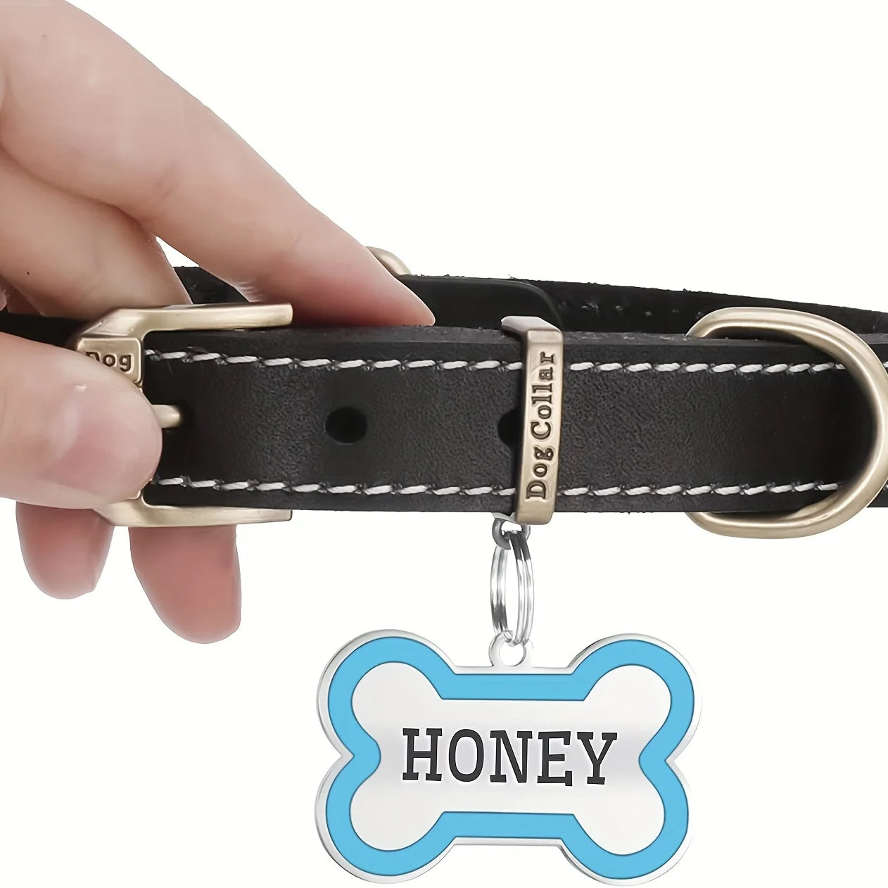 Nestora Identity Tag – Personalized Slide-On ID for Dogs & Cats