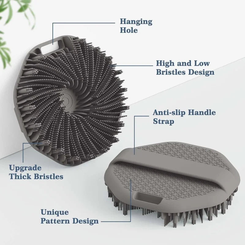 Nestora SkinSweep – Silicone Body Scrubber | Hygienic Shower Brush for Daily Cleansing