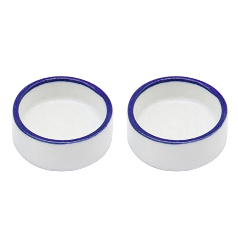 Reptile Bowl Spider Water Dish Round Food Bowl Ceramic Escape Proof Feeder for Small Medium Size Pet Tortoise DropShipping