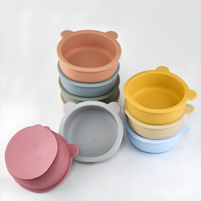 Nestora SpoonBloom – Silicone Suction Bowl | BPA-Free Feeding Dish for Toddlers