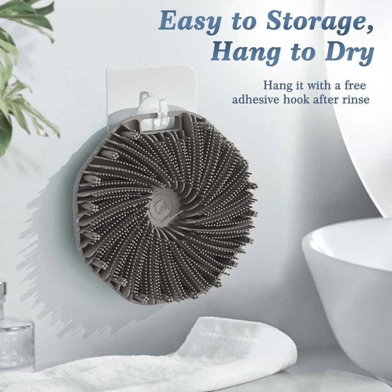 Nestora SkinSweep – Silicone Body Scrubber | Hygienic Shower Brush for Daily Cleansing