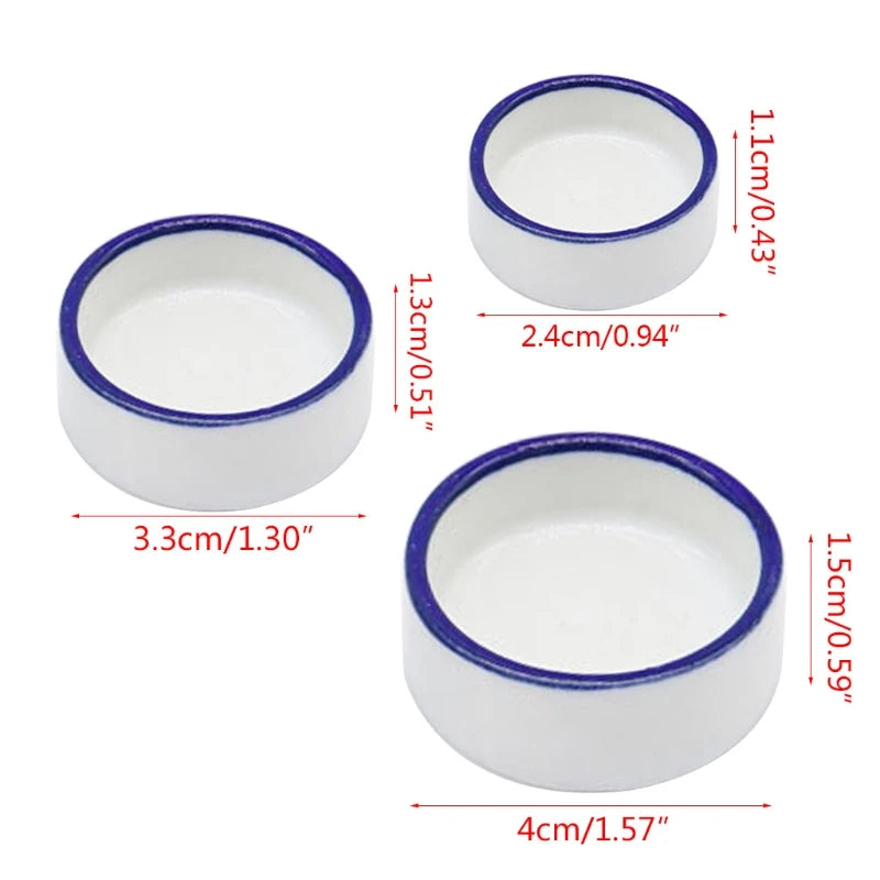 Reptile Bowl Spider Water Dish Round Food Bowl Ceramic Escape Proof Feeder for Small Medium Size Pet Tortoise DropShipping